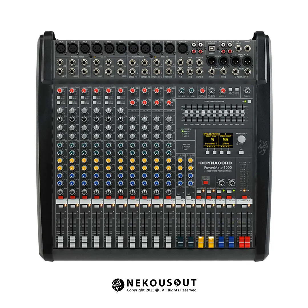 میکسر Dynacord 1000-3 هایکپی با توان 800 وات