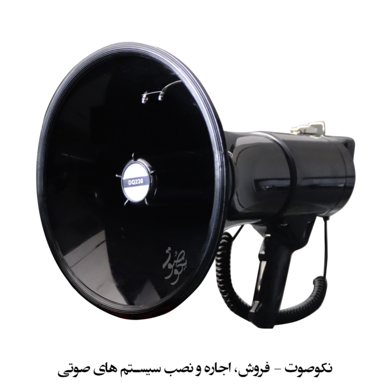 بلندگوی دستی شارژی Soundco ER67 در رنگ مشکی