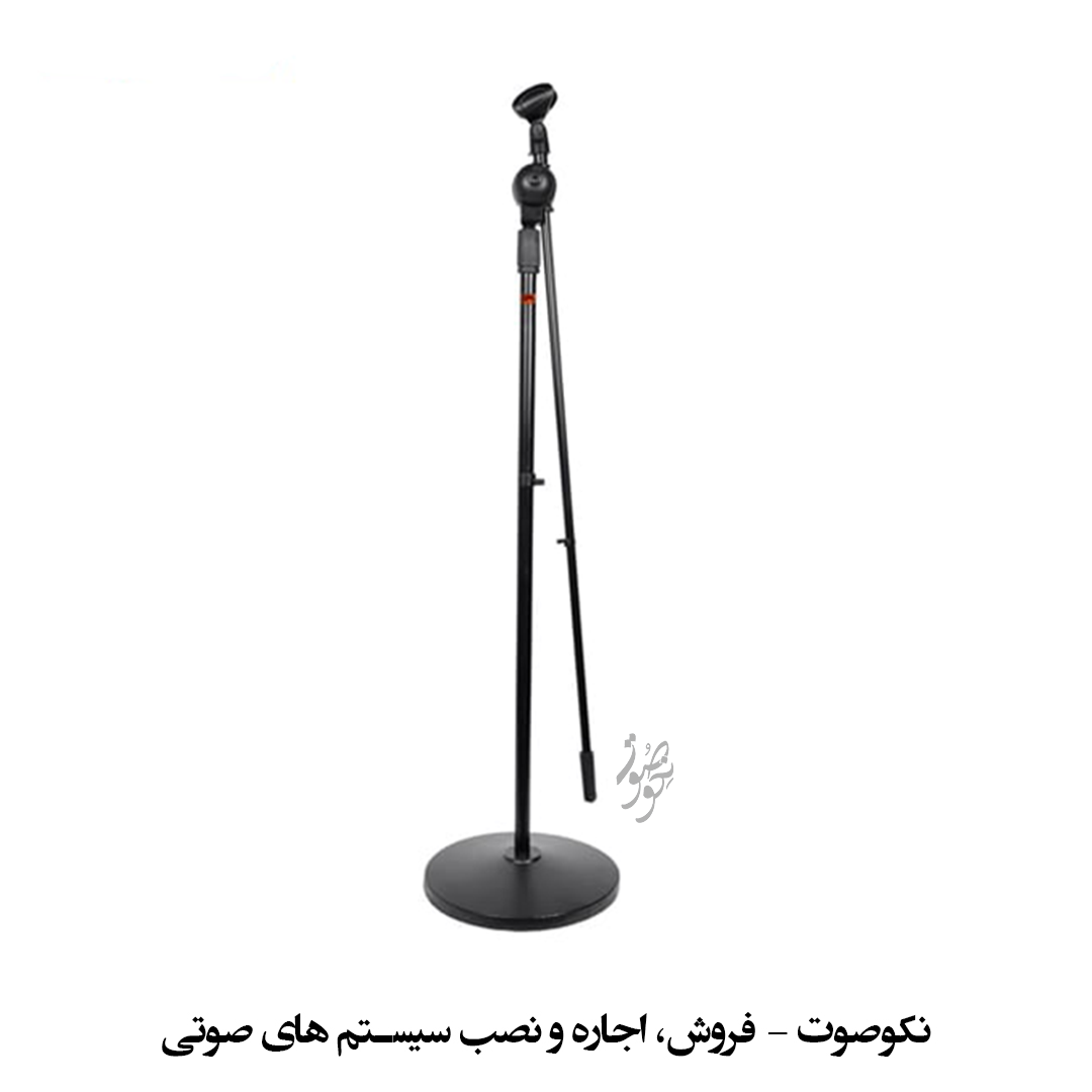 نمای کامل پایه میکروفن SPL مدل B1 در حالت بسته و ایستاده