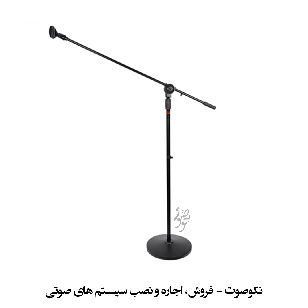 پایه میکروفون SPL B1 با بدنه آهنی و رنگ الکترواستاتیک مشکی