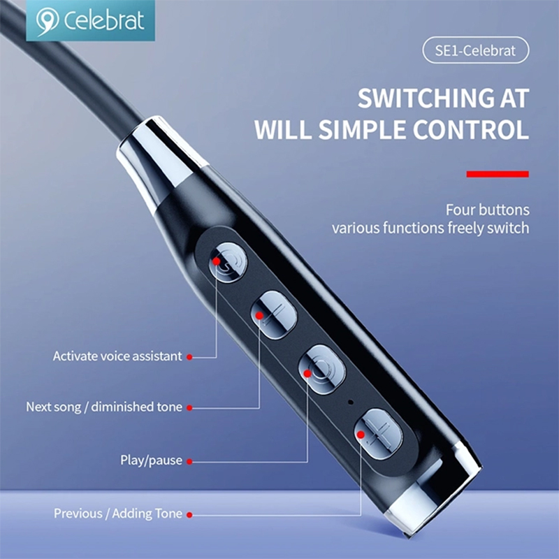 هندزفری بلوتوث گردنی سلبریت مدل Celebrat SE1