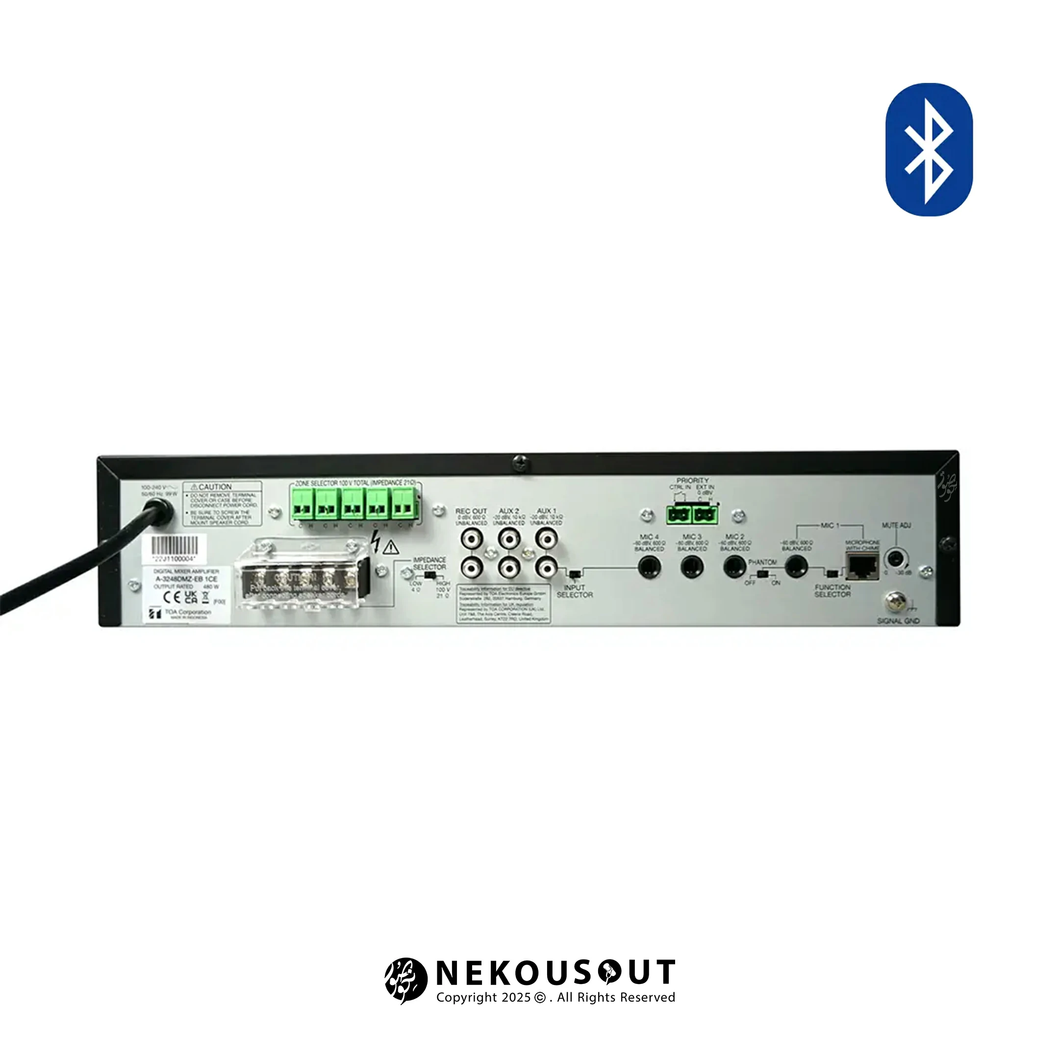 میکسر آمپلی فایر تی او ای TOA A-3248DMZ