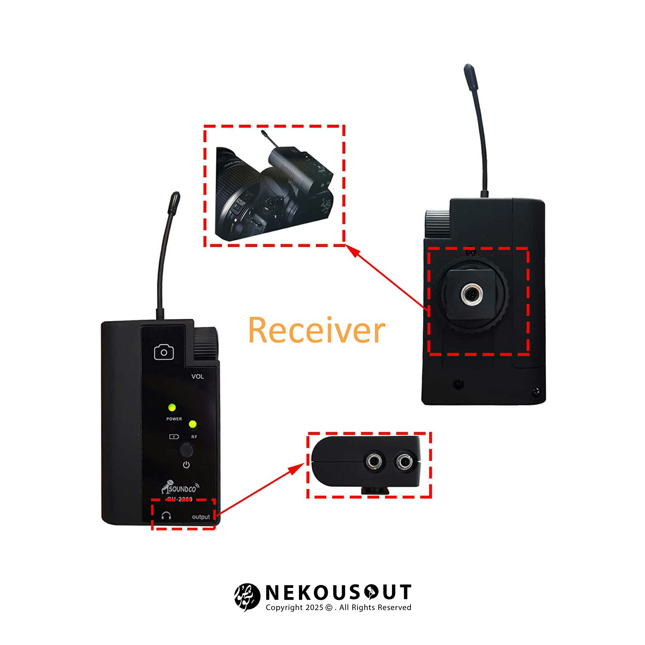 میکروفن یقهای ساندکو Soundco CU-220