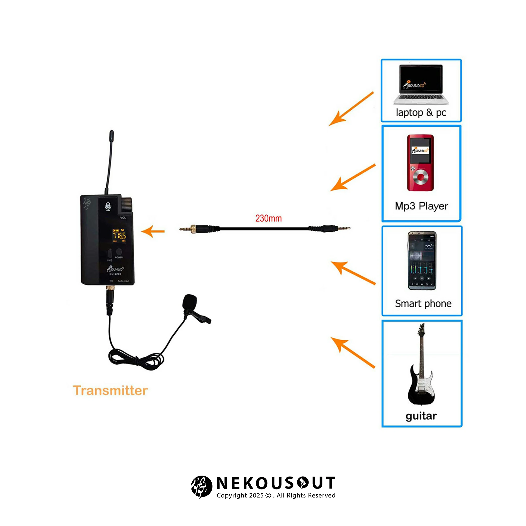 میکروفن یقهای ساندکو Soundco CU-220