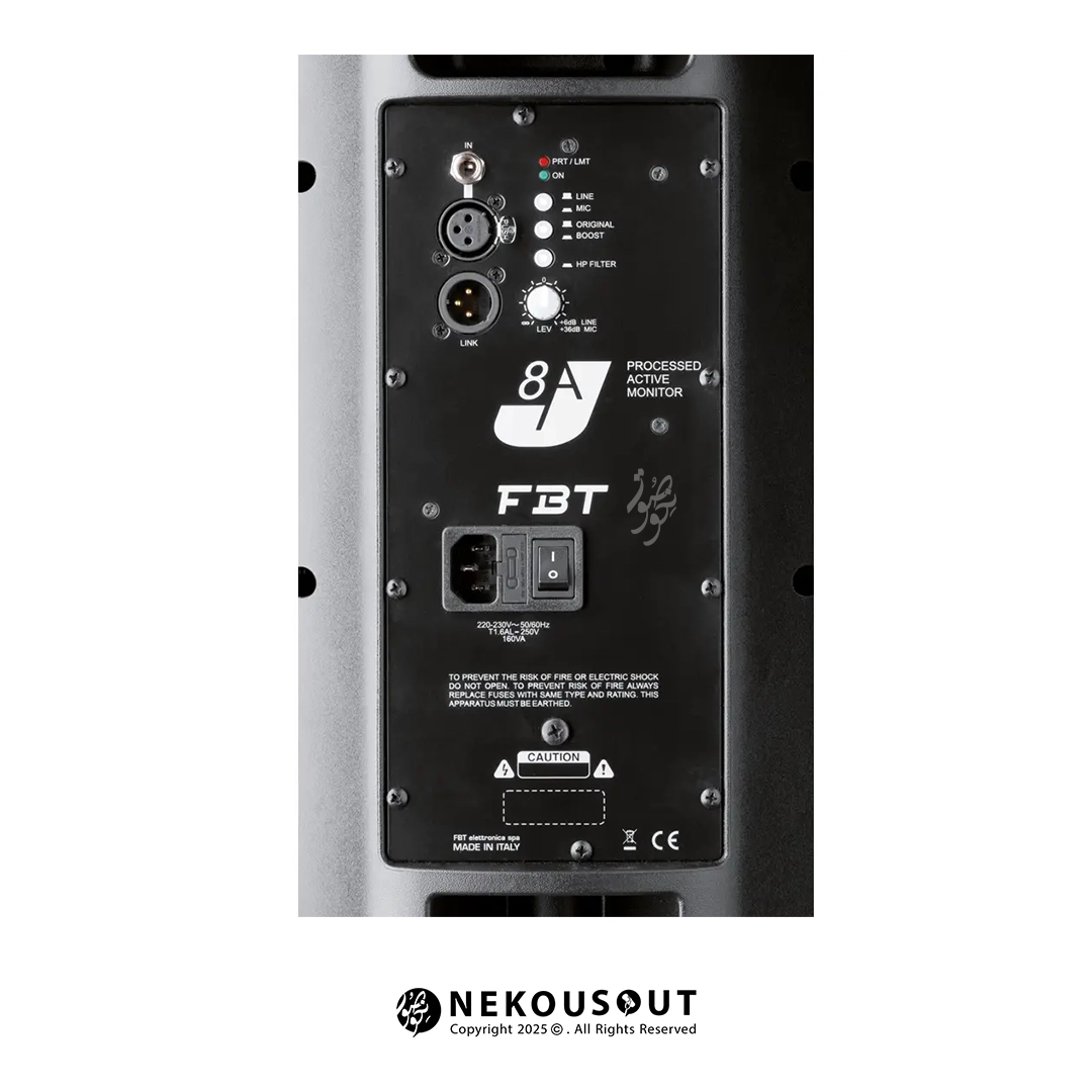 اسپیکر دکوراتیو اف بی تی FBT J8A 2 FBT J8A اسپیکر اکتیو مناسب فضاهای داخلی