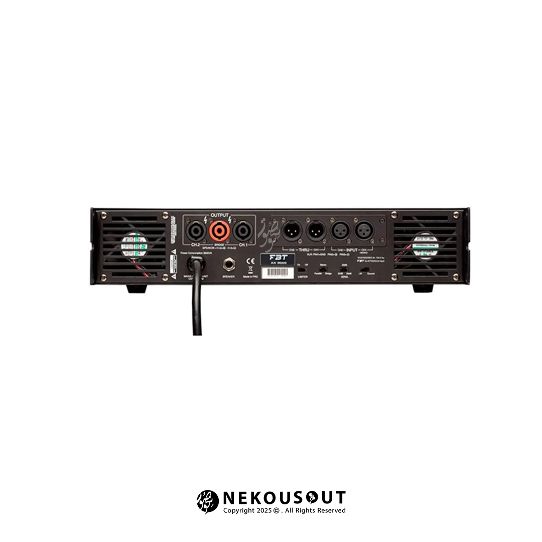 آمپلیفایر اهمی اف بی تی FBT AX 800 2 FBT AX 800 Amplifier مناسب سیستم PA و اجرا