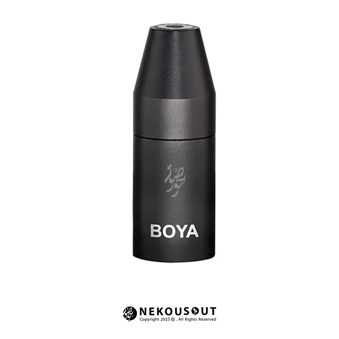 تبدیل بویا BOYA 35C-XLR 1 تبدیل بویا 35C-XLR برای اتصال جک 3.5 میلیمتری به XLR
