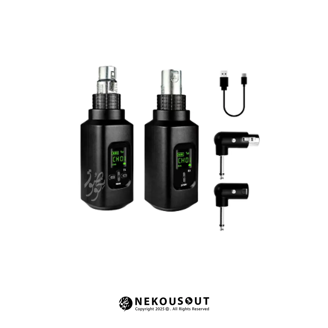 فرستنده گیرنده بی سیم دایناپرو مدل Dynapro U180 2 نمای نزدیک از ورودی XLR فرستنده دایناپرو U180 برای اتصال میکروفن داینامیک