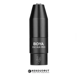 مبدل مینی جک بویا BY-35C-XLR PRO تبدیل 3.5 میلیمتری به XLR