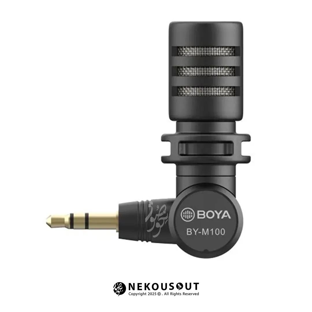 میکروفون بویا BOYA BY-M100 4 میکروفون BOYA BY-M100 با قابلیت چرخش 180 درجه