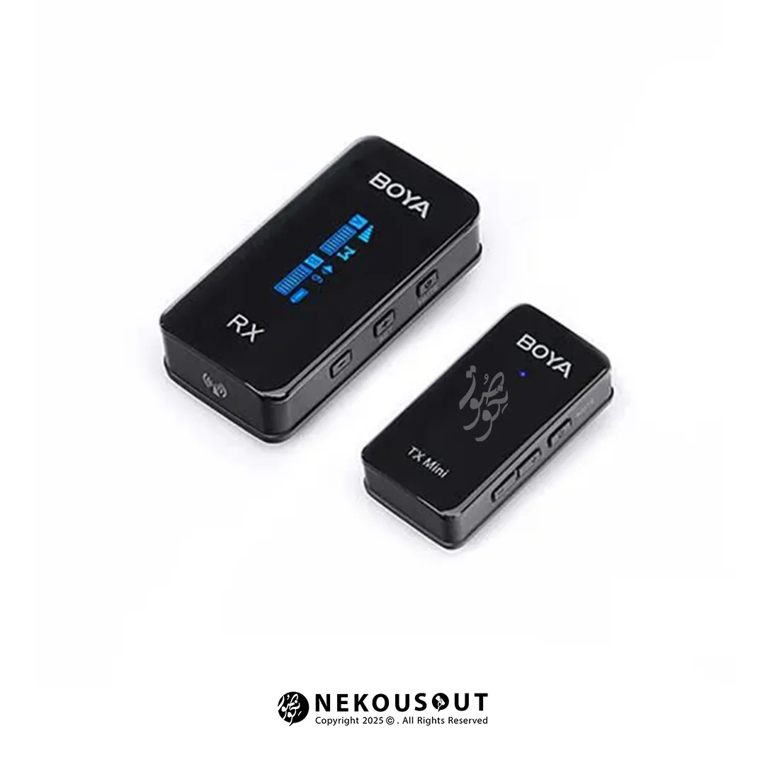 میکروفون بویا BOYA BY-XM6-S1-Mini 2 میکروفون کوچک بویا با نمایشگر OLED