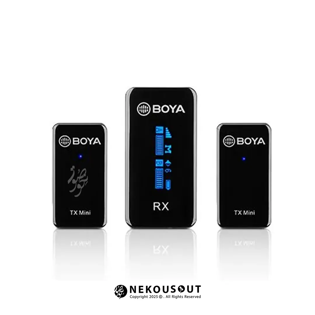 میکروفون بویا BOYA BY-XM6-S۲-Mini 1 میکروفون بیسیم بویا BOYA BY-XM6-S2 Mini
