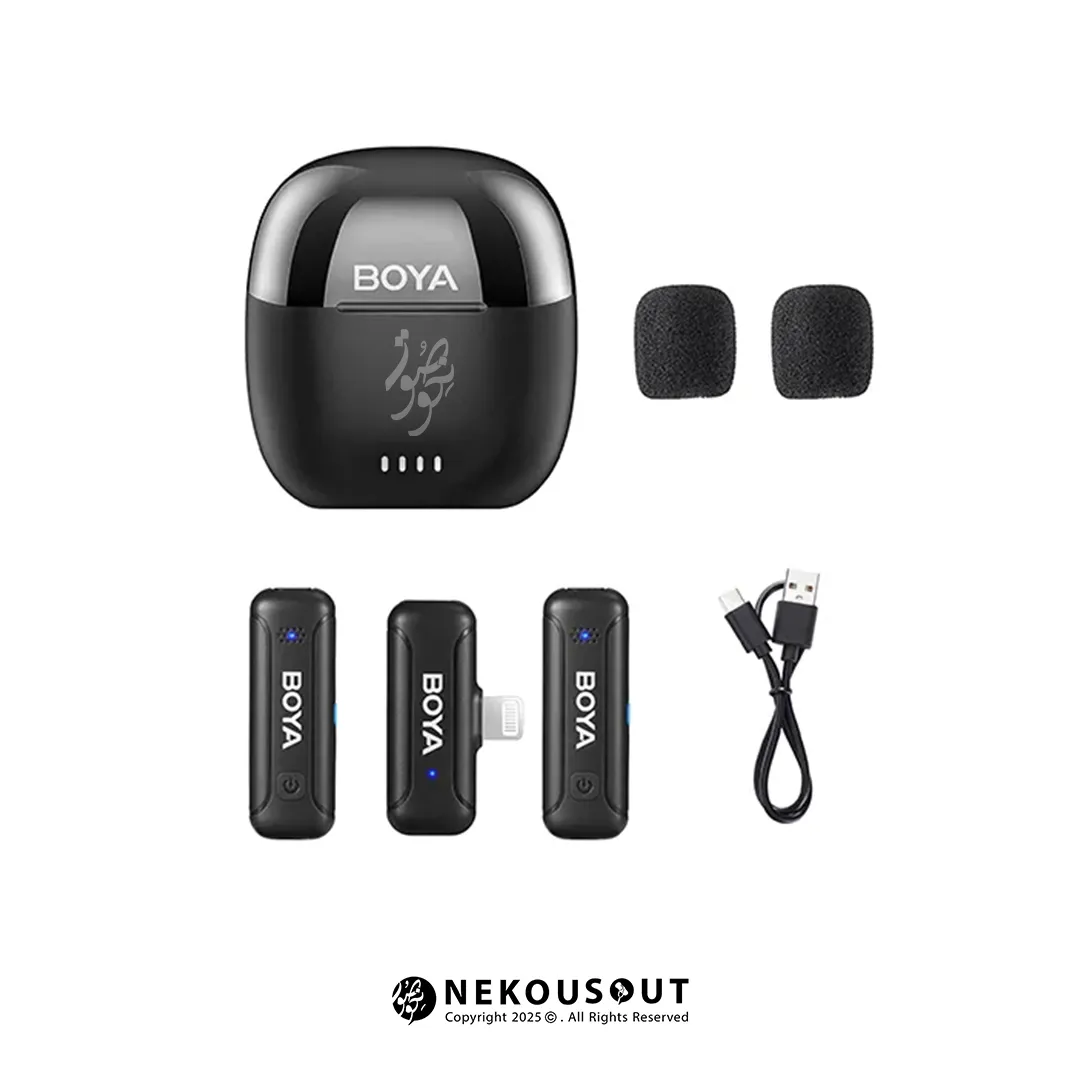 میکروفون بویا BOYA WM3T-D2 3 میکروفون بیسیم BOYA WM3T-D2 با برد 100 متر