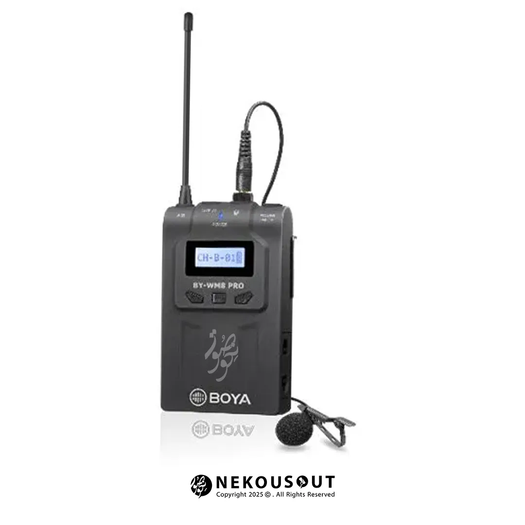 میکروفون بی سیم بویا BOYA BY-TX8 PRO 1 میکروفون بیسیم بویا BY-TX8 PRO