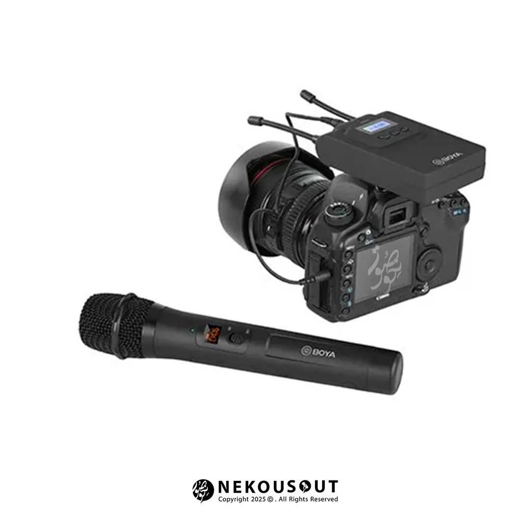 میکروفون بی سیم بویا BOYA BY-WM8PRO-K3 3 گیرنده دو کاناله میکروفون BOYA BY-WM8PRO-K3