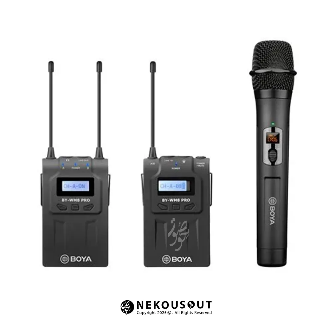 میکروفون بی سیم بویا BOYA BY-WM8PRO-K4 1 میکروفون بیسیم بویا BOYA BY-WM8PRO-K4