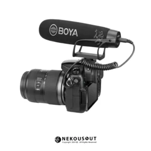 میکروفون رو دوربینی بویا BOYA BY-BM2021 با طراحی سبک و شاتگان کندانسور