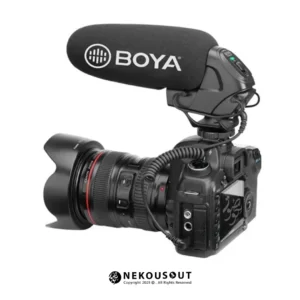 میکروفون رو دوربینی بویا BOYA BY-BM3031 با الگوی سوپرکاردیود روی دوربین