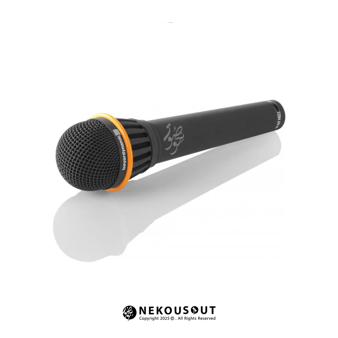 میکروفون هایکپی بیرداینامیک BeyerDynamic M59 2 نمای روبرو میکروفن بیرداینامیک M59 با خروجی XLR مناسب اجرای زنده