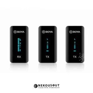 میکروفون یقهای بیسیم بویا BOYA BY-XM6-S2 دو کاناله با برد 100 متر