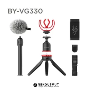 کیت ویدیویی بویا BOYA BY-VG330 شامل میکروفون شاتگان و سهپایه