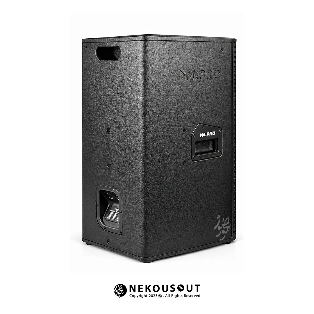 اسپیکر پسیو ام پرو مدل M.PRO W15900P 3 نمای نزدیک از ویس کویل ۷۵ میلیمتری و ساختار داخلی درایور ۱۵ اینچ