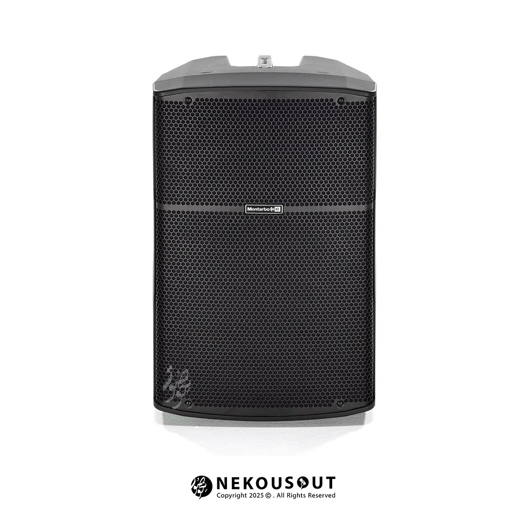 باند اکتیو مونتاربو MONTARBO B115 2 نمای پشتی اسپیکر حرفهای Montarbo B115 - پنل کنترل با ورودیهای Combo، XLR، AUX و بلوتوث