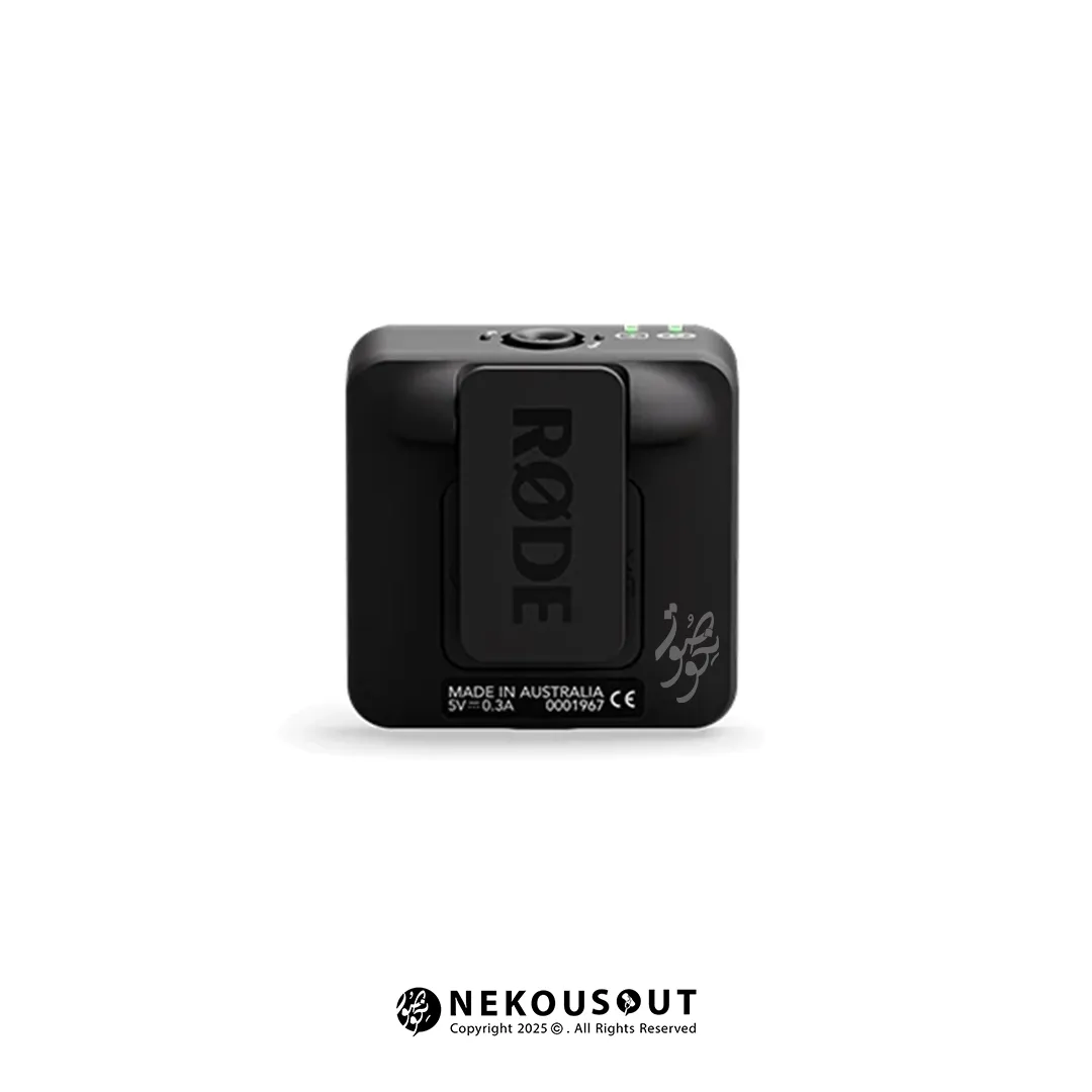 میکروفن وایرلس می رود دو کانال Rode WIRELESS ME Dual 2 کاربرد میکروفن یقه ای RODE Wireless ME Dual در مصاحبه - دو فرستنده روی یقه مصاحبه شونده و مصاحبه کننده
