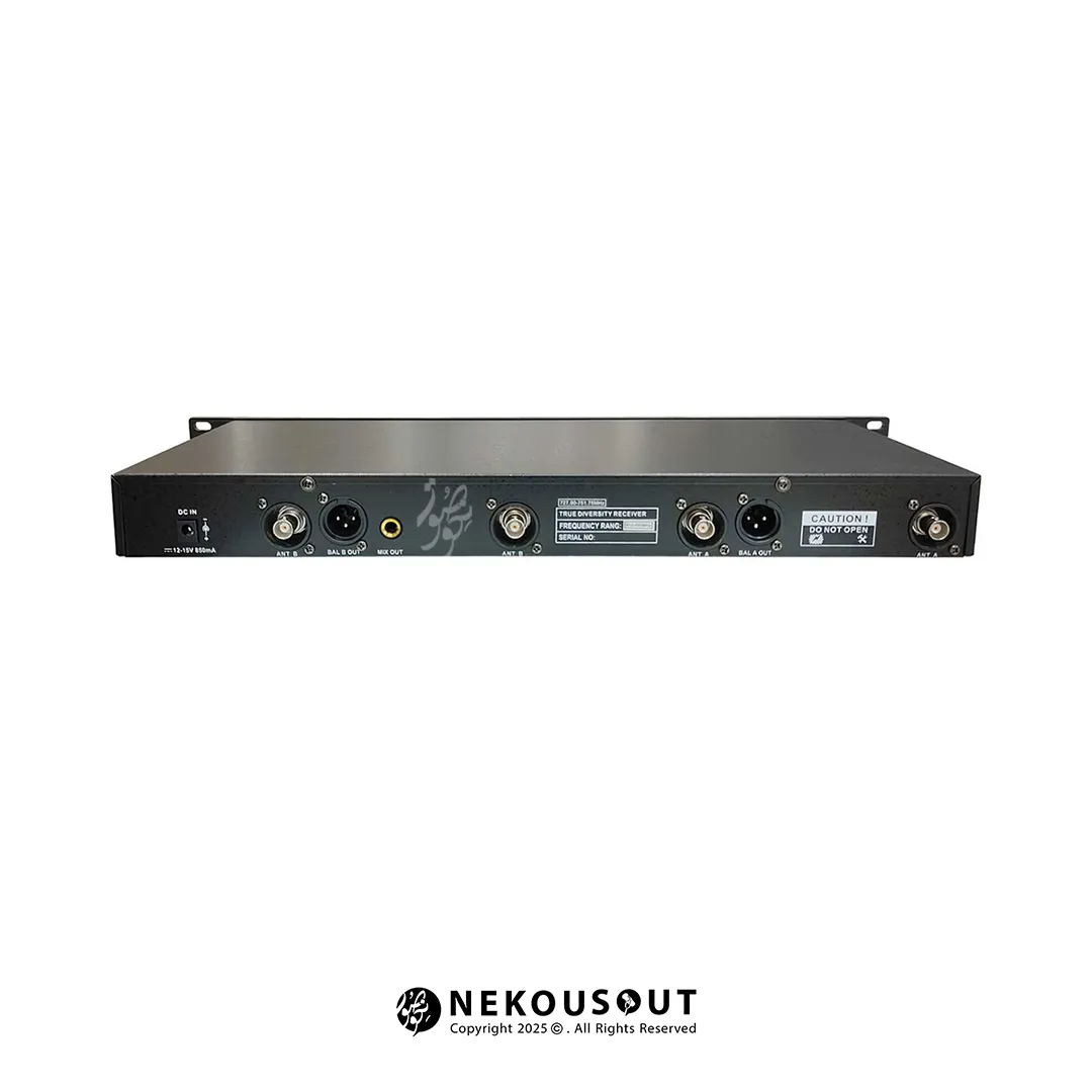 میکروفون بی سیم دوکانال ساندکو SOUNDCO SU-6200C 5 میکروفون بی سیم دوکانال ساندکو SOUNDCO SU-6200C
