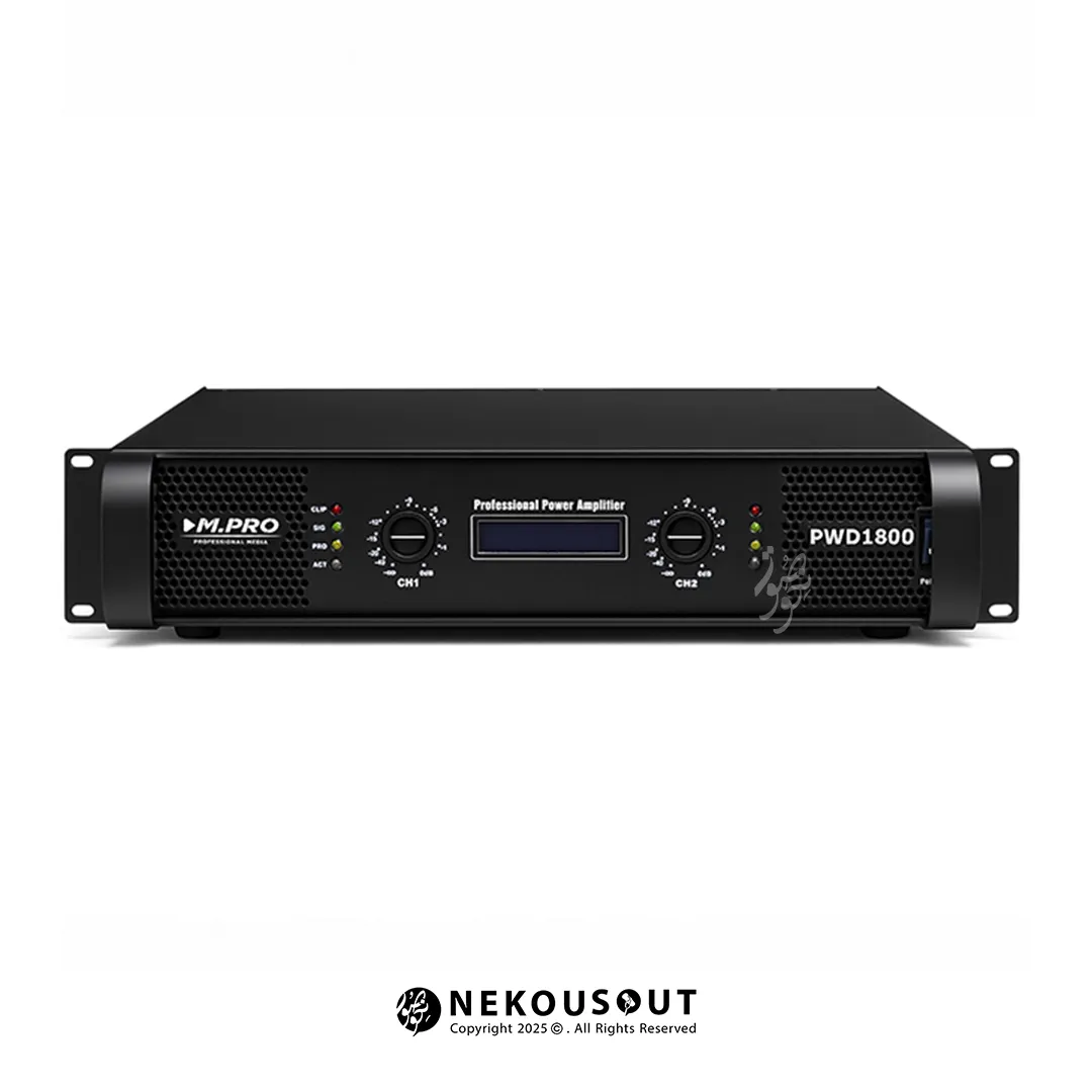 پاور آمپلی فایر ام پرو مدل M.PRO PWD-1400 4 پاور آمپلی فایر ام پرو مدل M.PRO PWD-1400