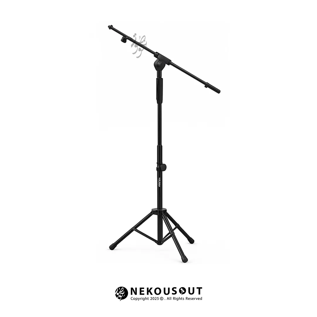 پایه میکروفن ام پرو M.PRO 3m1800 1 پایه میکروفن ام پرو مدل 3M1800 - نمای کامل پایه تمام فلزی به همراه گیره میکروفن