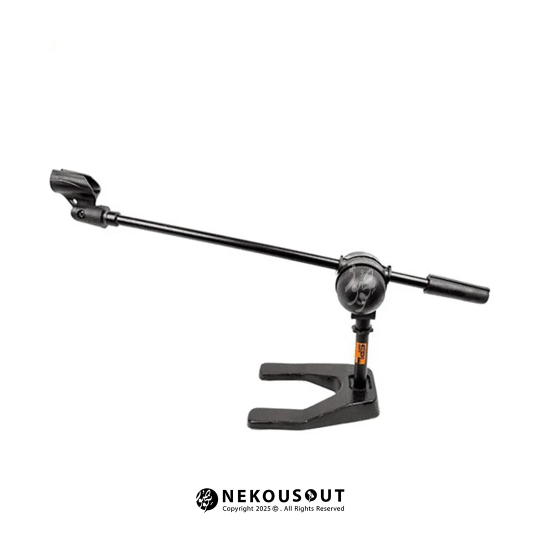 پایه میکروفن رومیزی اس پی ال SPL PM-310 1 پایه میکروفن رومیزی SPL PM-310 با کفی چدنی