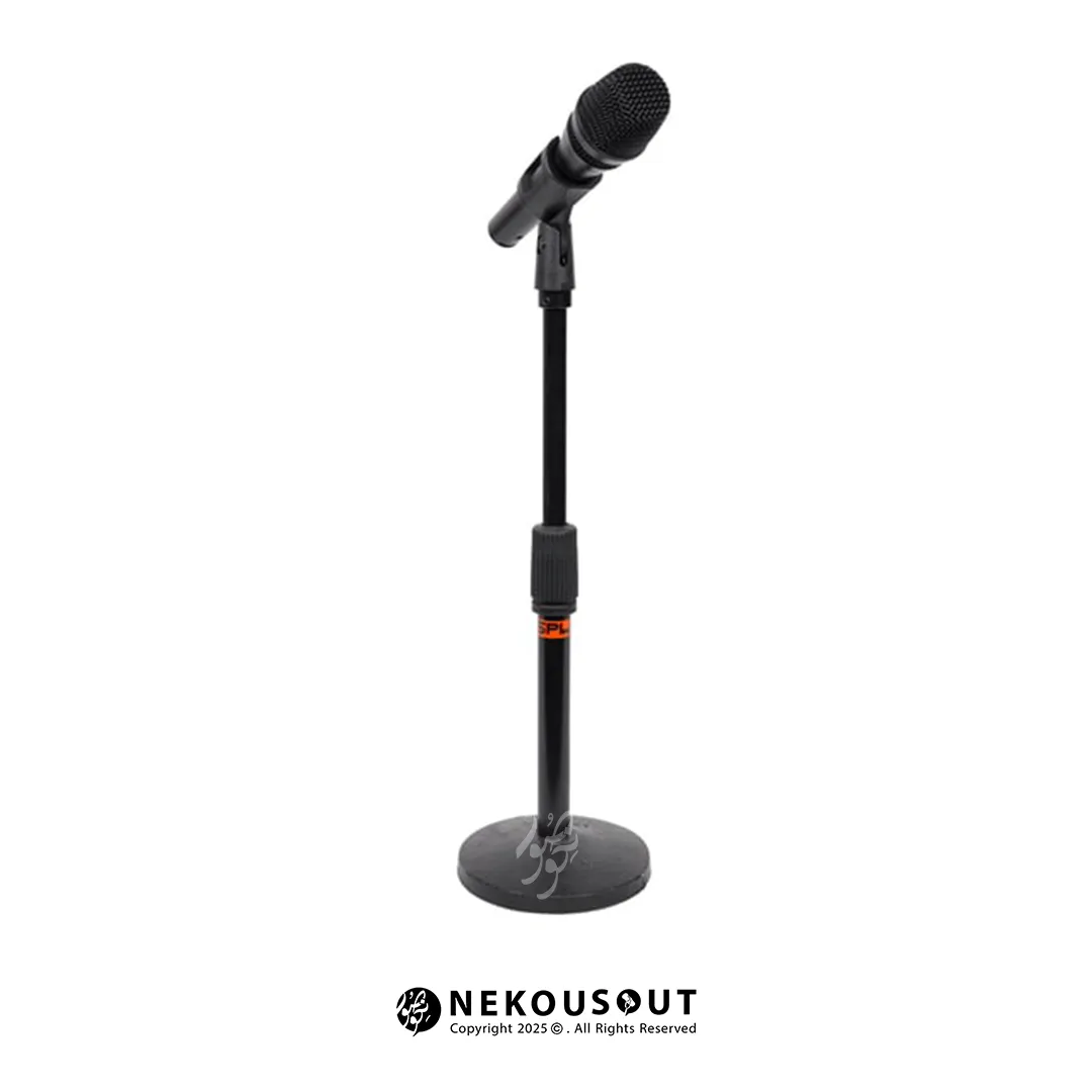 پایه میکروفن رومیزی دو تیکه اس پی ال SPL SP-R1 1 پایه میکروفن رومیزی دو تیکه SPL SP-R1 با کفی ورق آهنی سنگین