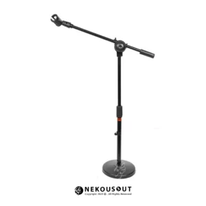پایه میکروفن کفی چدنی کوتاه SPL SP-K1 با تنظیم تلسکوپی