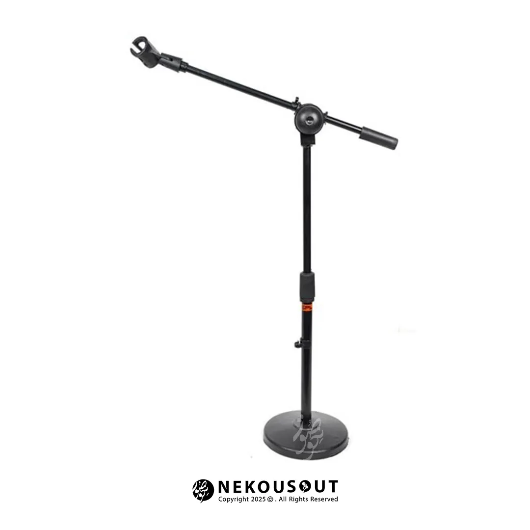 پایه میکروفن کفی چدنی کوتاه اس پی ال SPL SP-K1 1 پایه میکروفن کفی چدنی کوتاه SPL SP-K1 با تنظیم تلسکوپی