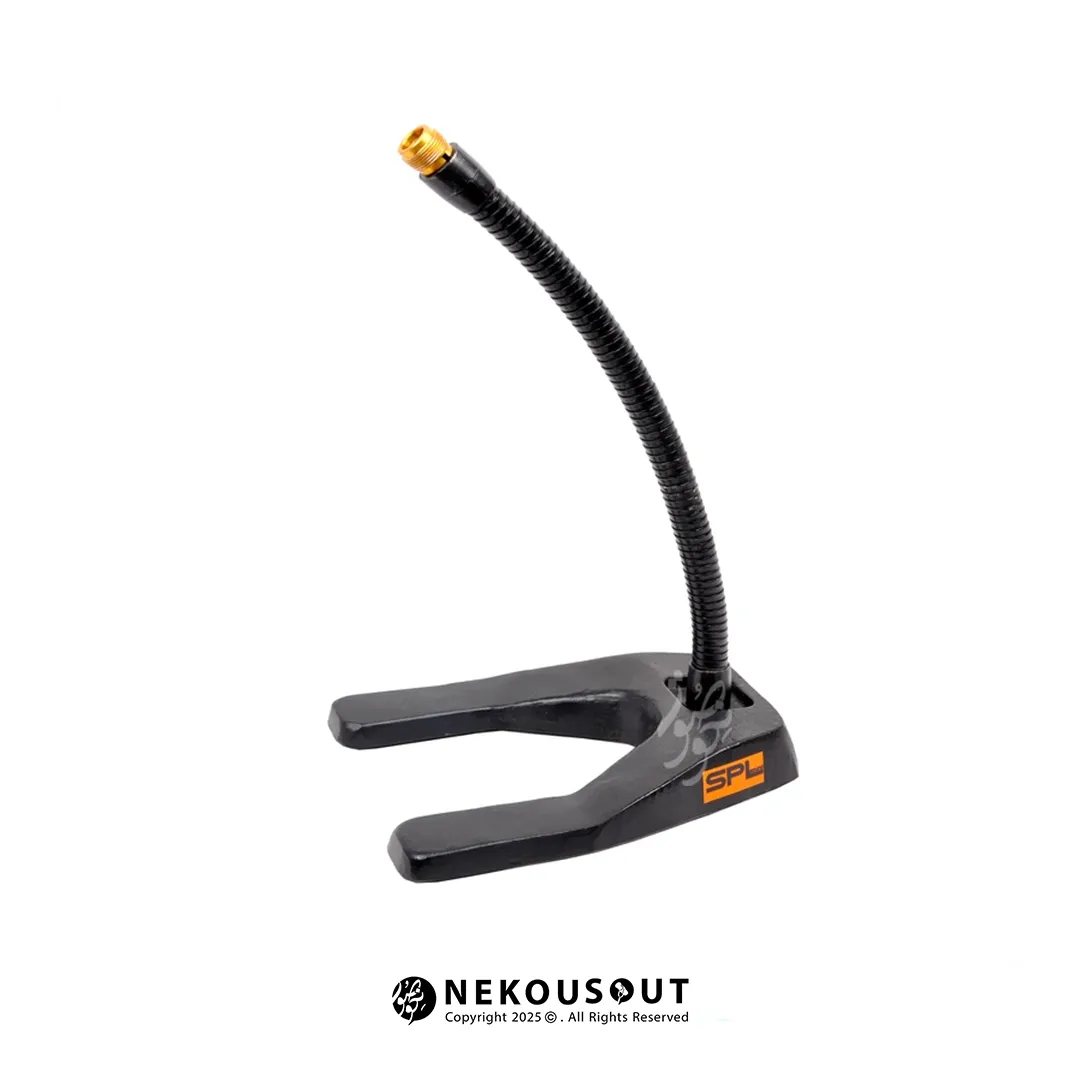 پایه میکروفون رومیزی فنری اس پی ال SPL PM-302 2 پایه فنری ۳۰ سانتیمتری اس پی ال مدل PM-302 مناسب میز و تریبون