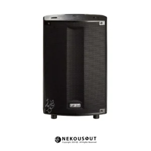 نمای کامل اسپیکر باند اکتیو اف بی تی مدل ProMaxX 114A با توری مشکی، ووفر ۱۵ اینچ و هورن ۹۰×۶۰ درجه