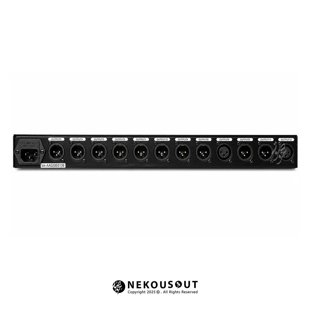 دیستربیوتر اخوان Akhavan Electronic DM28 3 پنل جلوی دیستربیوتر DM28 با ولوم و نمایشگر LED