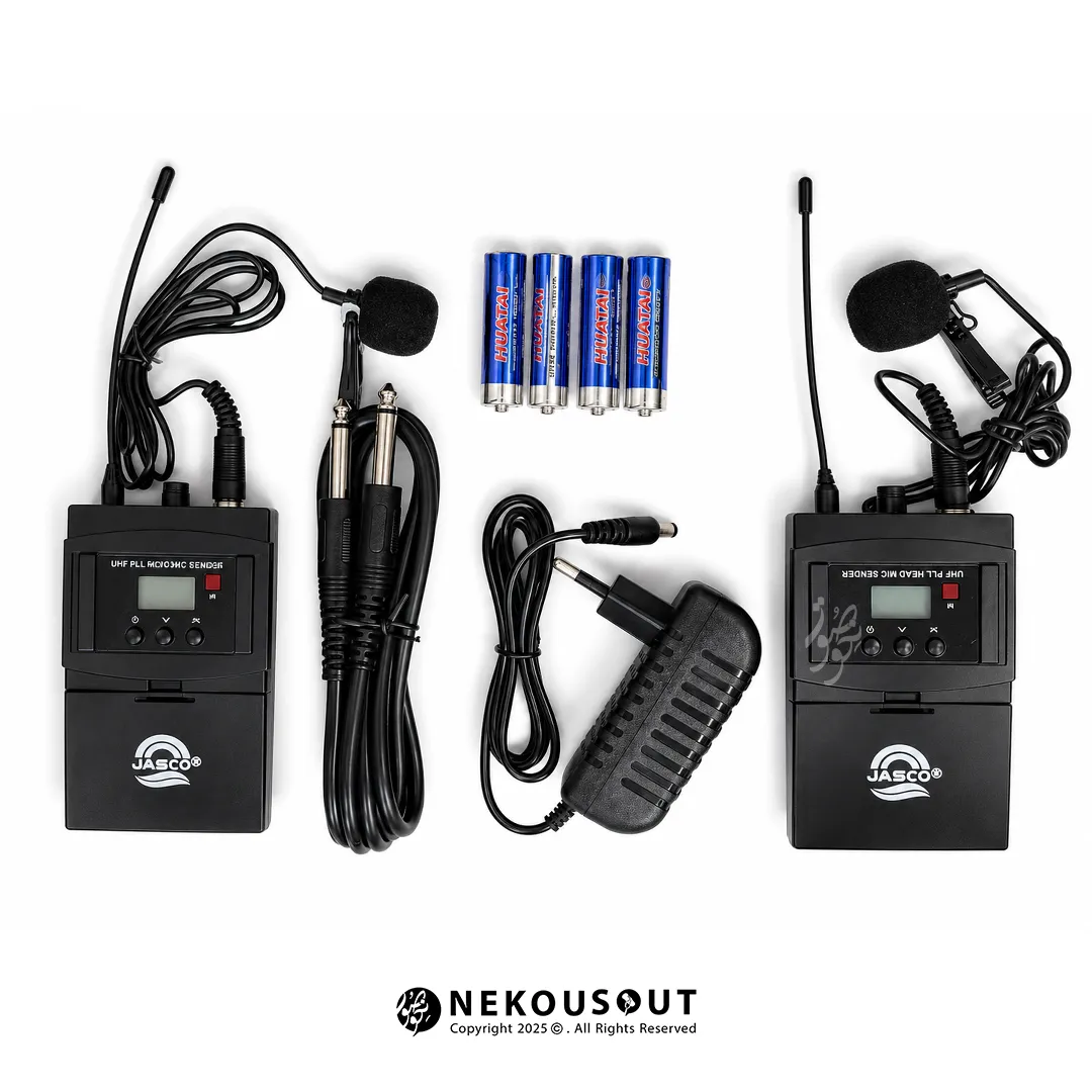 میکروفون بیسیم جاسکو JASCO 4007 2 میکروفون بیسیم JASCO 4007 با فناوری Digital PLL
